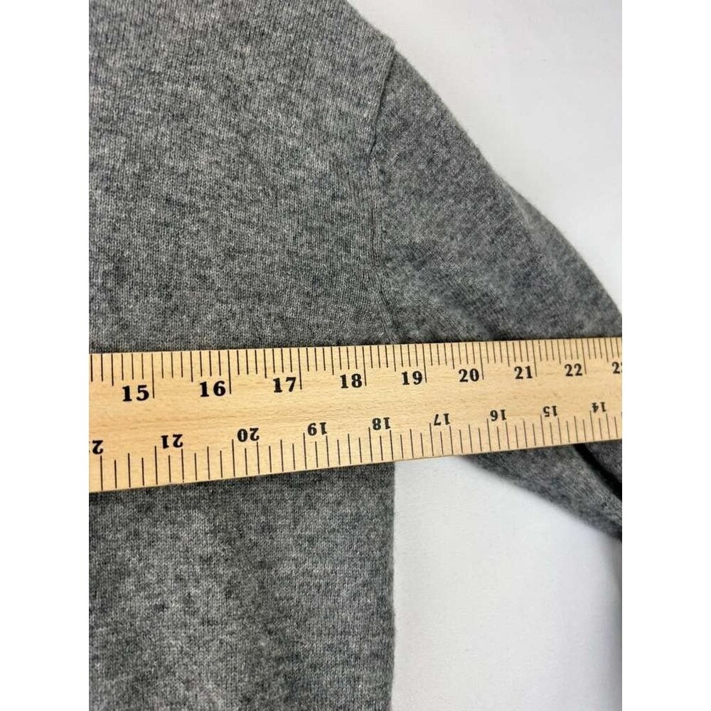 J. Jill Women's Size XS Petite Gray Long Sleeve Sweater 100% Cashmere Crew Neck - Picture 5 of 15